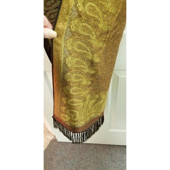 🔻REDUCED❣ ✅#82 NW/O T Brown paisley wrap Alexander McQueen - Picture 11 of 11